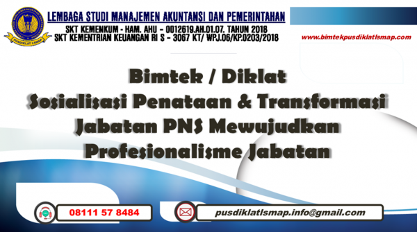 Bimtek Penataan dan Transformasi Jabatan PNS