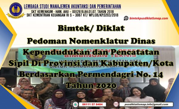 Bimtek Pedoman Nomenklatur Dinas Kependudukan dan Pencatatan Sipil