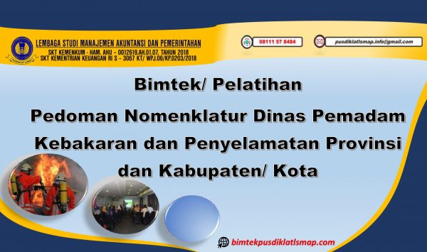 Bimtek Pedoman Nomenklatur Dinas Pemadam Kebakaran dan Penyelamatan Provinsi dan Kabupaten, Kota