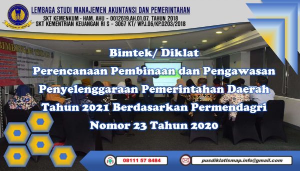 Bimtek Perencanaan Pembinaan dan Pengawasan Penyelenggaraan Pemerintahan Daerah Tahun 2021 Berdasarkan Permendagri Nomor 23 Tahun 2020