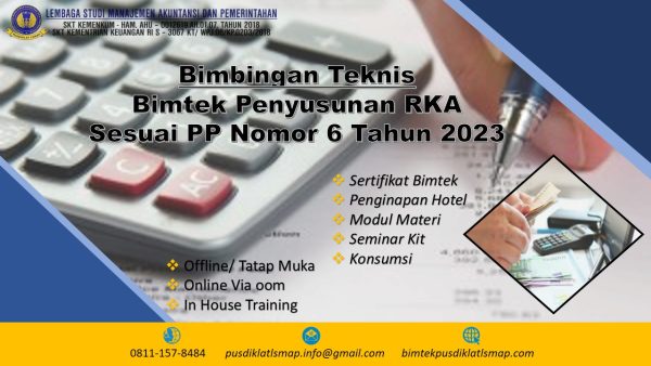 Bimtek Penyusunan RKA Sesuai PP Nomor 6 Tahun 2023