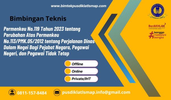 Bimtek Perjalanan Dinas Permenkeu No 119 Tahun 2023