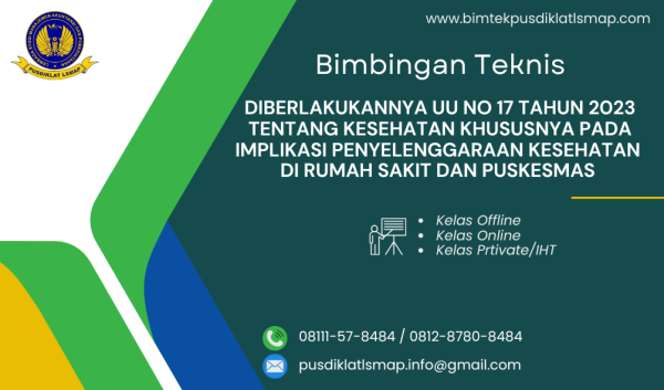 Bimtek UU No 17 Tahun 2023 Tentang Kesehatan